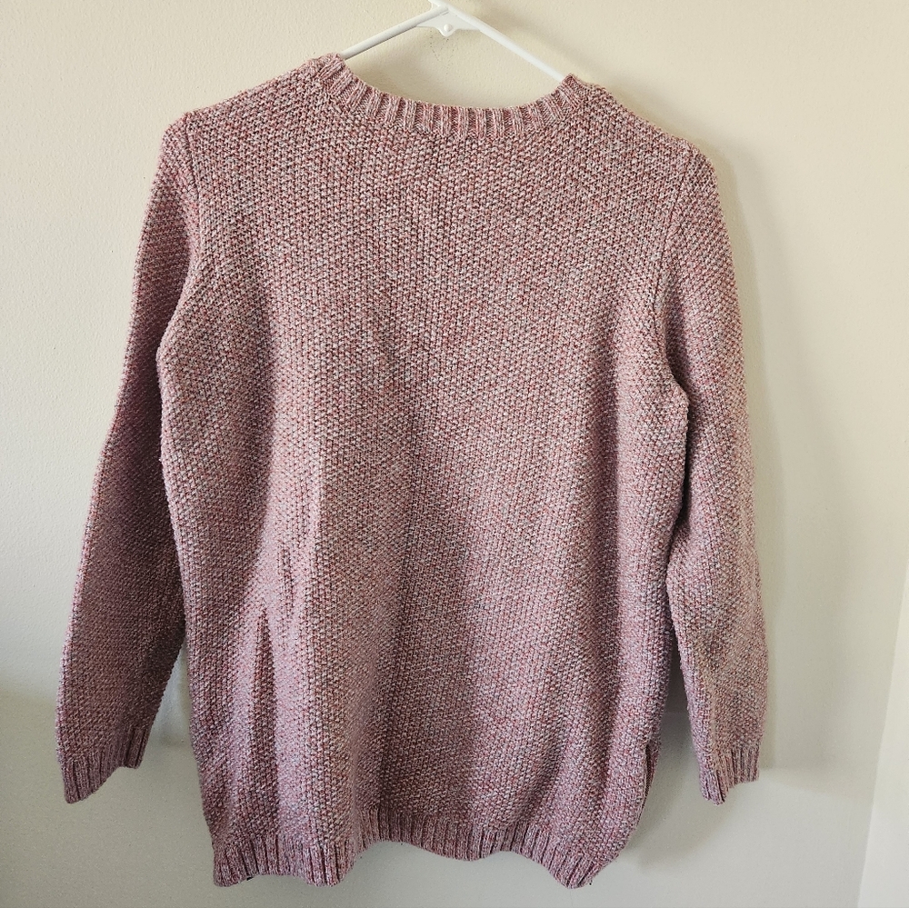 Talbots Pink Cable Knit Sweater - Picture 5 of 8